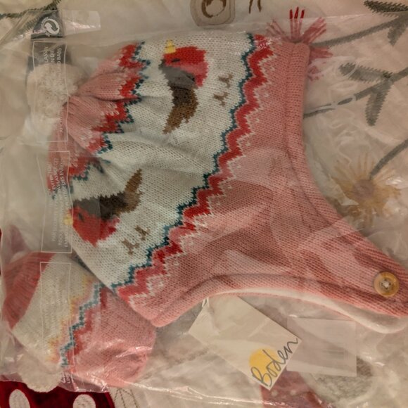 Baby Boden Hat and Mitten Set - Picture 1 of 3